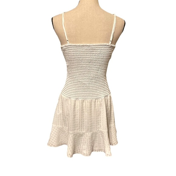 The East Order Revolve Chance Mini Dress Lace Up in White Women's Medium - Picture 3 of 12